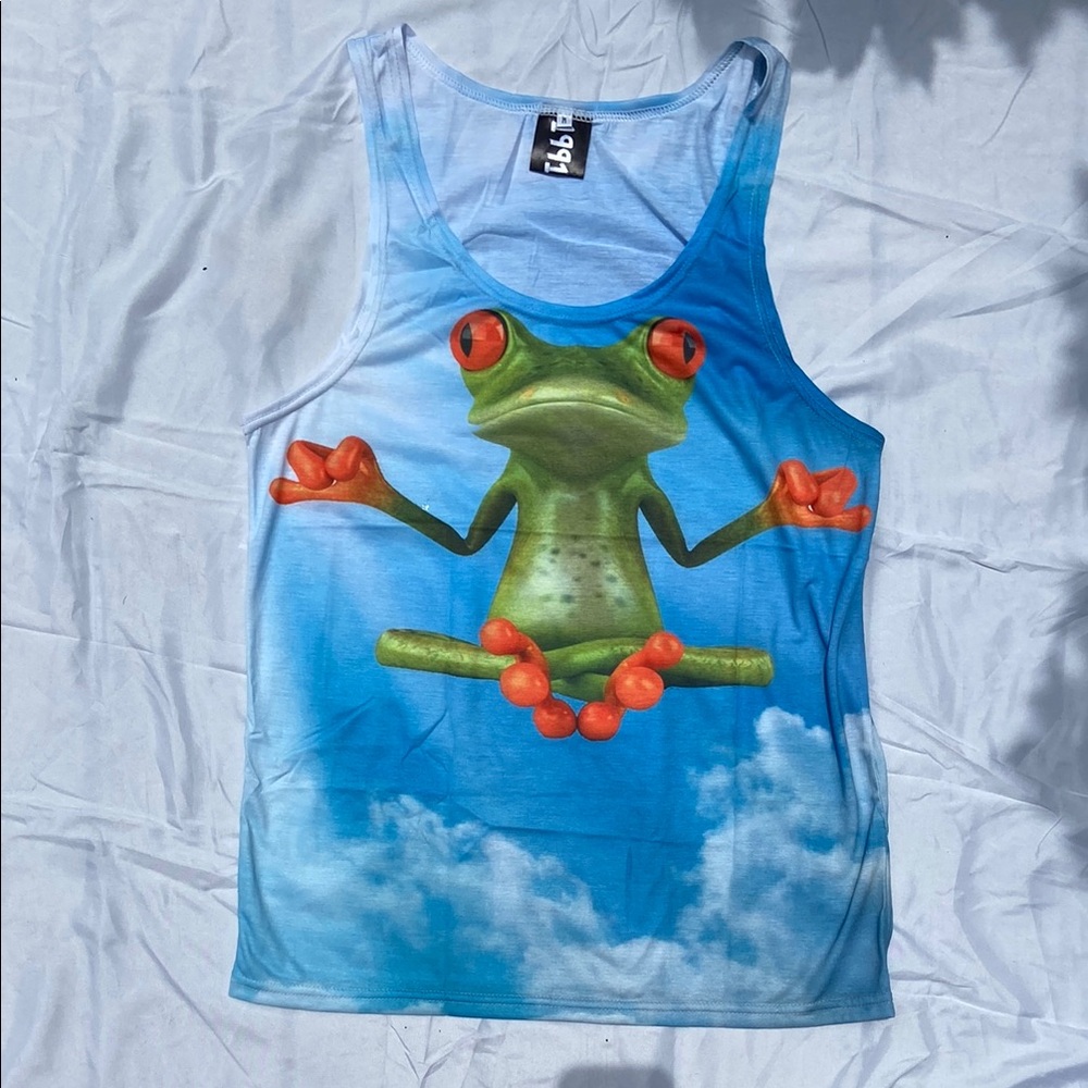 Red Eyed Frog Tank Top Sz M